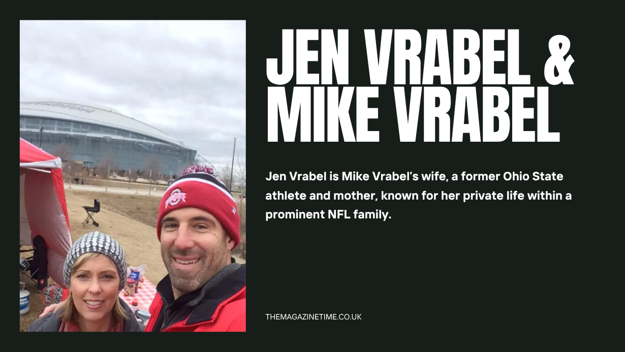 Jen Vrabel with husband Mike Vrabel at NFL event