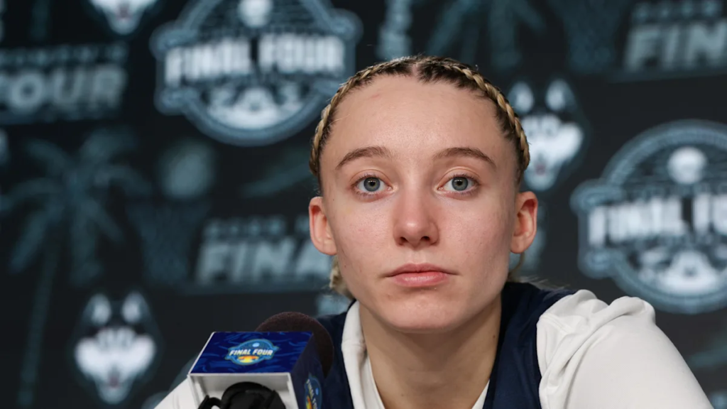 Amy Dettbarn supporting Paige Bueckers basketball journey