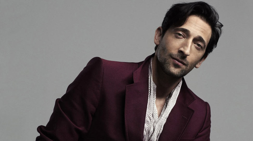 Adrien Brody with girlfriend Georgina Chapman at Oscars