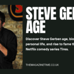 Steve Gerben age and biography &ndash; comedian, actor, and Tires Netflix star posing during a comedy performance