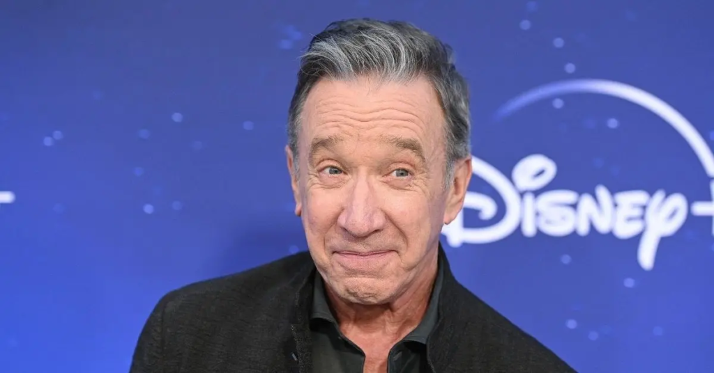 Laura Deibel attending a red carpet event with Tim Allen