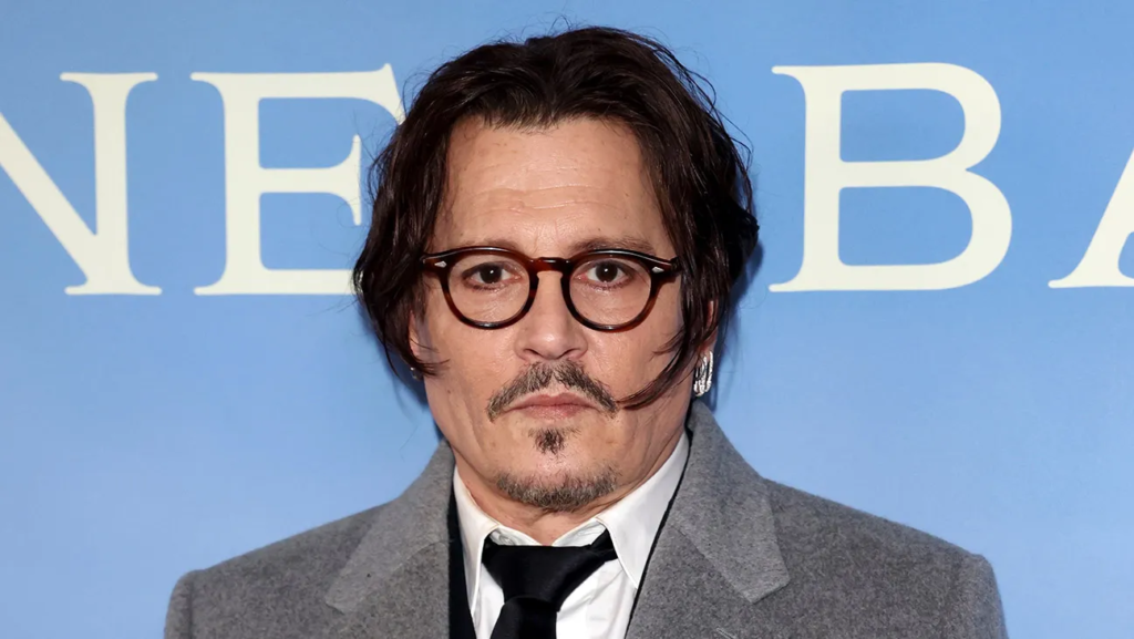 Lori Anne Allison young with Johnny Depp wedding photo