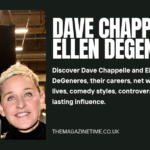 Dave Chappelle and Ellen DeGeneres during their successful comedy careers