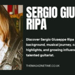 Sergio Giuseppe Ripa performing guitar live on stage